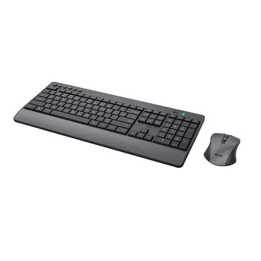 Trust Trezo teclado Ratón incluido Universal RF inalámbrico QWERTY Español Negro