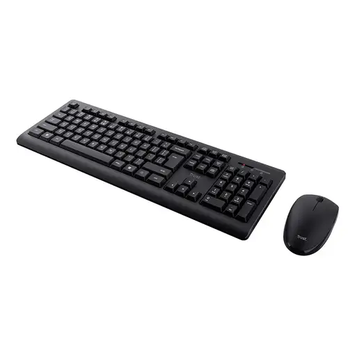 Trust Primo teclado Ratón incluido Oficina RF inalámbrico QWERTY Español Negro