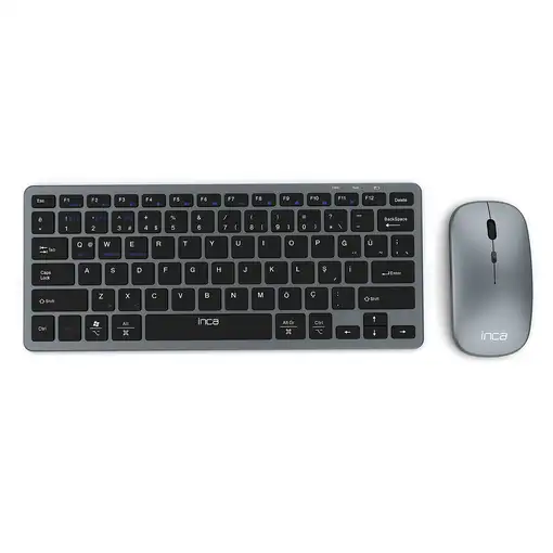 Inca IBK-572BT teclado Ratón incluido RF Wireless + Bluetooth Negro
