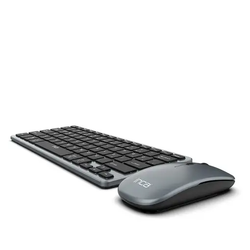 Inca IBK-572BT teclado Ratón incluido RF Wireless + Bluetooth Negro