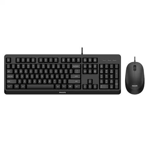 Philips 2000 series SPT6207BL/16 teclado Ratón incluido Universal USB QWERTY Inglé