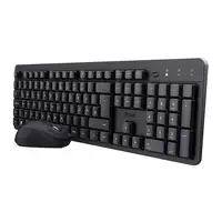 Trust TKM-360 teclado Ratón incluido Oficina RF inalámbrico QWERTY Español Negro