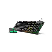 Inca IKG-448 teclado Ratón incluido Juego USB Negro
