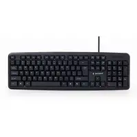 Gembird KB-U-103-PT teclado Oficina USB Portugués Negro