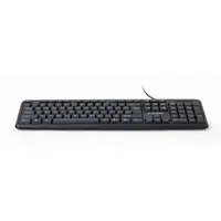 Gembird KB-U-103 teclado USB Inglés de EE. UU. Negro