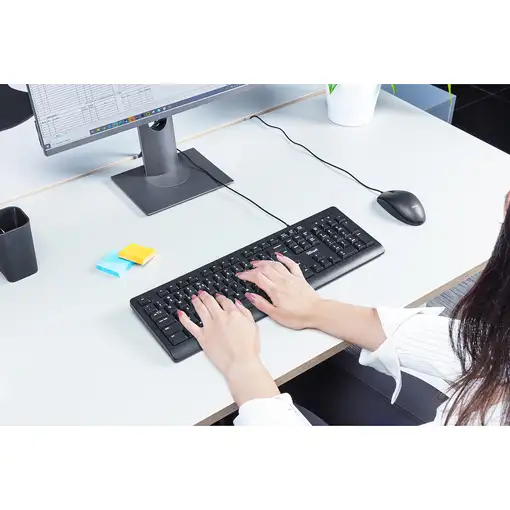 Trust TK-150 teclado Universal USB QWERTY Español Negro