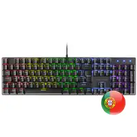 Mars Gaming MK422 Negro, Teclado Mecánico Gaming RGB, Antighosting, Switch Mecánic