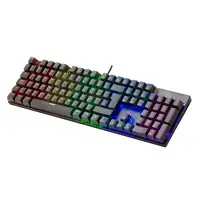 Mars Gaming MK422 Negro, Teclado Mecánico Gaming RGB, Antighosting, Switch Mecánic