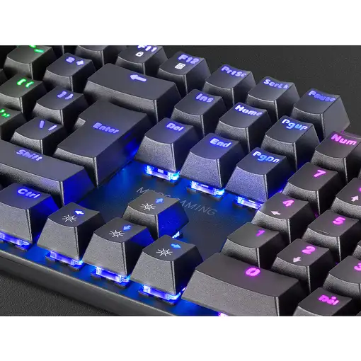Mars Gaming MK422 Negro, Teclado Mecánico Gaming RGB, Antighosting, Switch Mecánic
