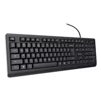 Trust 24639 teclado Oficina USB No Inglés de EE. UU. Negro