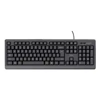 Trust 24639 teclado Oficina USB No Inglés de EE. UU. Negro