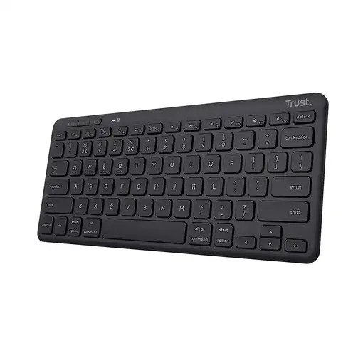 Trust Lyra teclado Oficina USB + RF Wireless + Bluetooth QWERTY Español Negro