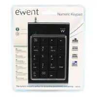 Ewent EW3102 teclado numérico PC/servidor USB Negro