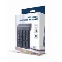 Gembird KPD-W-02 teclado numérico Portátil/PC Bluetooth Negro