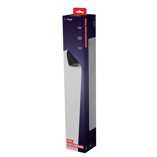 Trust GXT 759W Alfombrilla de ratón para juegos Blanco
