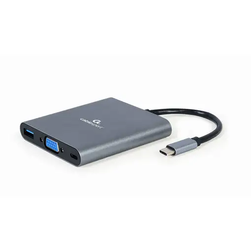 Gembird A-CM-COMBO6-01 base para portátil y replicador de puertos USB 3.2 Gen 1 (3
