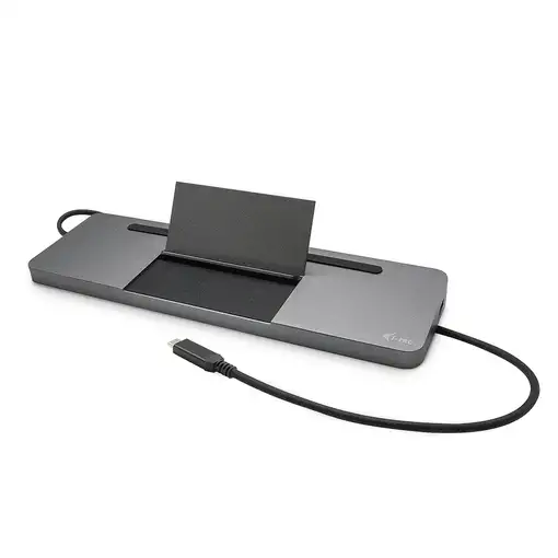 i-tec Metal SB-C Ergonomic 4K 3x Display Docking Station with Power Delivery 85 W