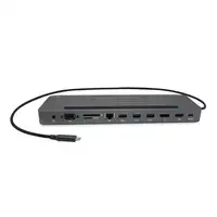 i-tec Metal SB-C Ergonomic 4K 3x Display Docking Station with Power Delivery 85 W