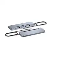 i-tec USB-C Metal Ergonomic 3x 4K Display Docking Station with Power Delivery 100