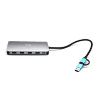 i-tec USB 3.0 USB-C/Thunderbolt 3x Display Metal Nano Dock with LAN + Power Delive