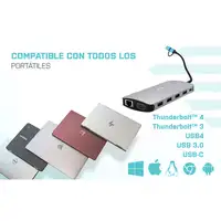 i-tec USB 3.0 USB-C/Thunderbolt 3x Display Metal Nano Dock with LAN + Power Delive