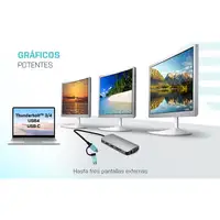 i-tec USB 3.0 USB-C/Thunderbolt 3x Display Metal Nano Dock with LAN + Power Delive