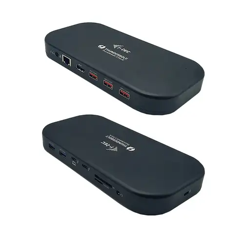 i-tec Thunderbolt 3/USB-C Dual 4K Docking Station + USB-C to DisplayPort Cable (1,