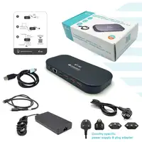 i-tec Thunderbolt 3/USB-C Dual 4K Docking Station + USB-C to DisplayPort Cable (1,