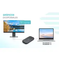 i-tec Thunderbolt 3/USB-C Dual 4K Docking Station + USB-C to DisplayPort Cable (1,