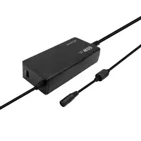 AISENS Cargador 65 W Automatico Universal Multitension Para Portatil Con 9 Conecto