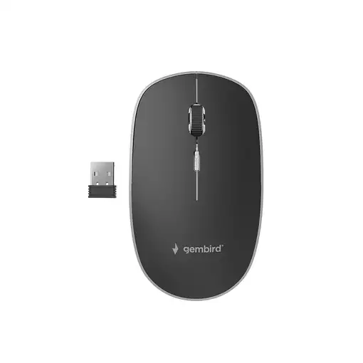 Gembird MUSW-4BS-01 ratón Oficina Ambidextro RF inalámbrico Óptico 1600 DPI