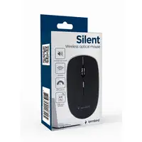 Gembird MUSW-4BS-01 ratón Oficina Ambidextro RF inalámbrico Óptico 1600 DPI