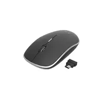 Gembird MUSW-4BSC-01 ratón Ambidextro RF Wireless + USB Type-C Óptico 1600 DPI