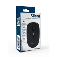 Gembird MUSW-4BSC-01 ratón Ambidextro RF Wireless + USB Type-C Óptico 1600 DPI