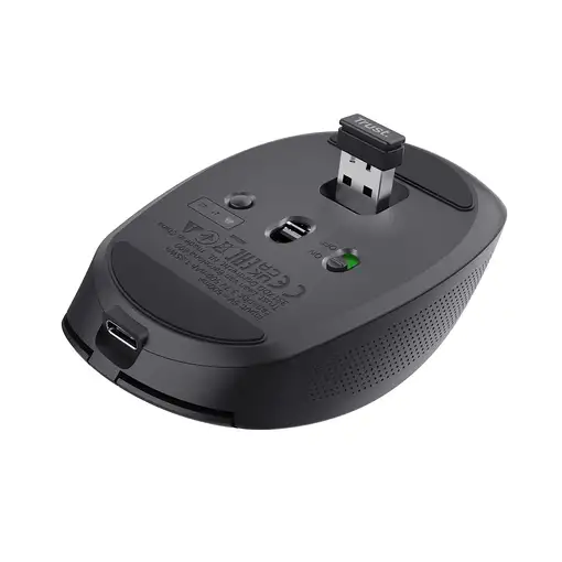 Trust Ozaa ratón Oficina mano derecha RF Wireless + Bluetooth Óptico 3200 DPI