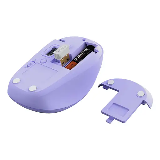Trust Yvi+ ratón Universal Ambidextro RF Wireless + Bluetooth Óptico 1600 DPI