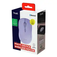 Trust Yvi+ ratón Universal Ambidextro RF Wireless + Bluetooth Óptico 1600 DPI