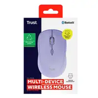 Trust Yvi+ ratón Universal Ambidextro RF Wireless + Bluetooth Óptico 1600 DPI