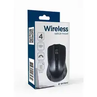 Gembird MUSW-4B-04 ratón Oficina Ambidextro RF inalámbrico Óptico 1600 DPI