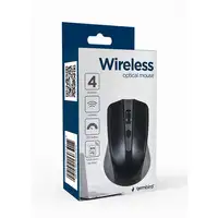 Gembird MUSW-4B-04-GB ratón Oficina Ambidextro RF inalámbrico Óptico 1600 DPI