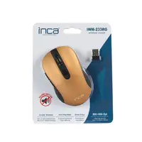 Inca IWM-233RG ratón Ambidextro RF inalámbrico Óptico 1600 DPI