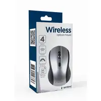 Gembird MUSW-4B-02-BS ratón Oficina Ambidextro RF inalámbrico Óptico 1600 DPI