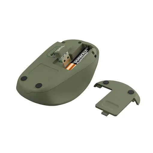 Trust Yvi+ ratón Oficina mano derecha RF inalámbrico Óptico 1600 DPI