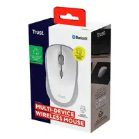 Trust Yvi+ ratón Universal Ambidextro RF Wireless + Bluetooth Óptico 1600 DPI