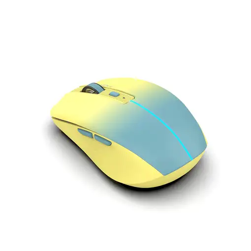Inca IWM-511RS ratón Oficina mano derecha RF Wireless + Bluetooth + USB Type-C Ópt