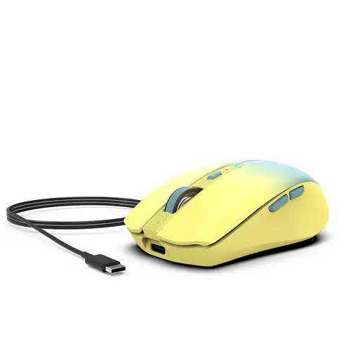 Inca IWM-511RS ratón Oficina mano derecha RF Wireless + Bluetooth + USB Type-C Ópt
