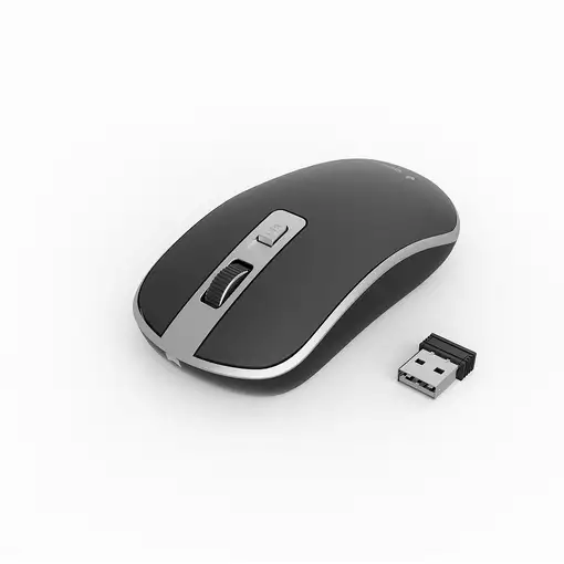 Gembird MUSW-4B-06-BS ratón Oficina Ambidextro RF inalámbrico Óptico 1600 DPI
