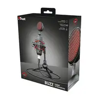 Trust GXT 244 Buzz Negro, Rojo Micrófono para PC