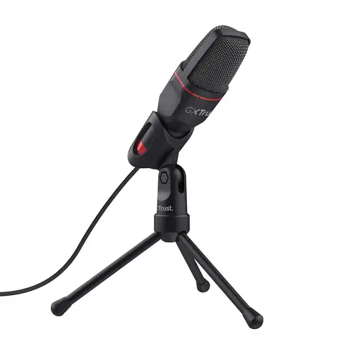 Trust GXT 212 Negro, Rojo Micrófono para PC