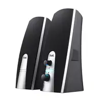 Trust 24660 conjunto de altavoces 5 W PC/ordenador portátil Negro, Metálico 2.0 ca